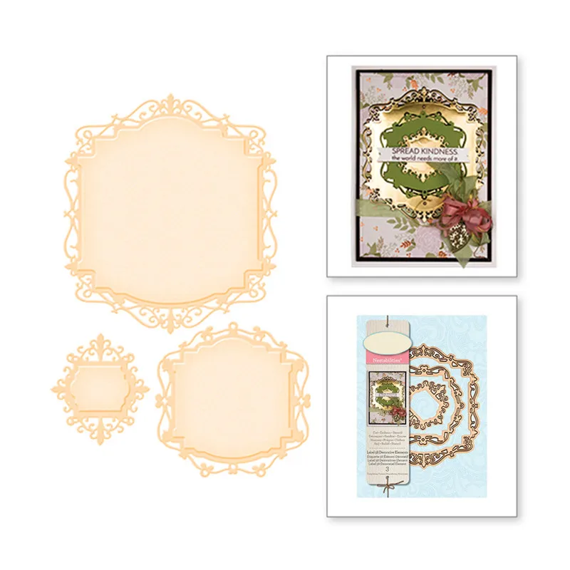 

GJCrafts New Polygon Frame Metal Cutting Dies for Die Scrapbooking for Card Making DIY Embossing Craft Dies Cut Photo Decoration