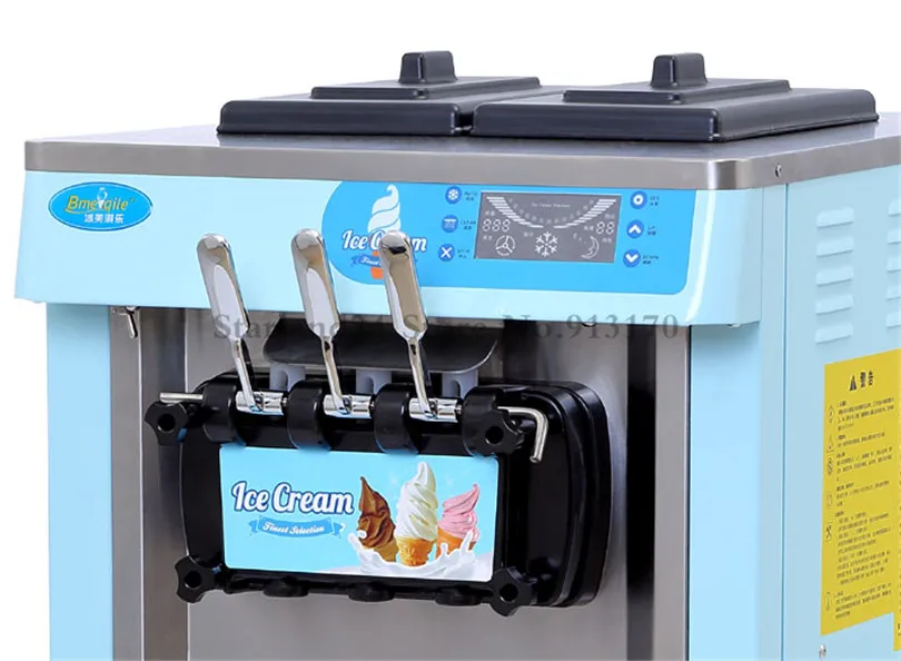 Аппарат для приготовления мороженого 20 л/ч 220 В с тремя головками|cream machine|ice cream