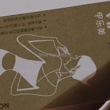 Кредитная карта толщиной 0,76 мм прозрачный ПВХ бизнес-печати карт vip-карт