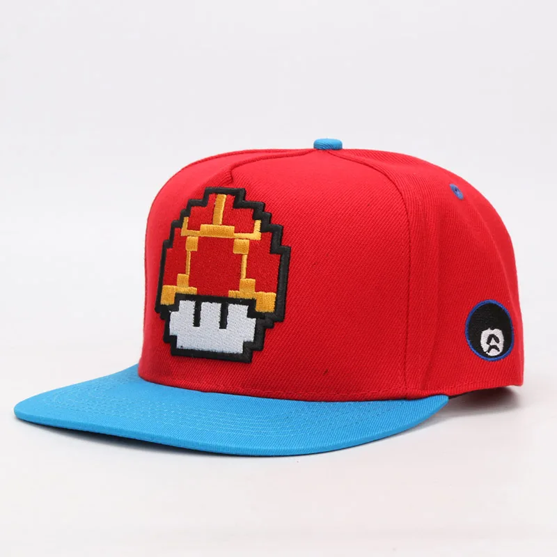 Игры Super Mario Bros Марио Луиджи Йоши Snapback Бейсболки мультфильм повседневные Летние солнцезащитные шапки Пара хип-хоп кепки