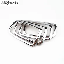 Alijunda! Для Mitsubishi ASX ABS хромированная отделка ручки чаши украшения кольца коробки 4 шт./лот для Mitsubishi ASX auto acces