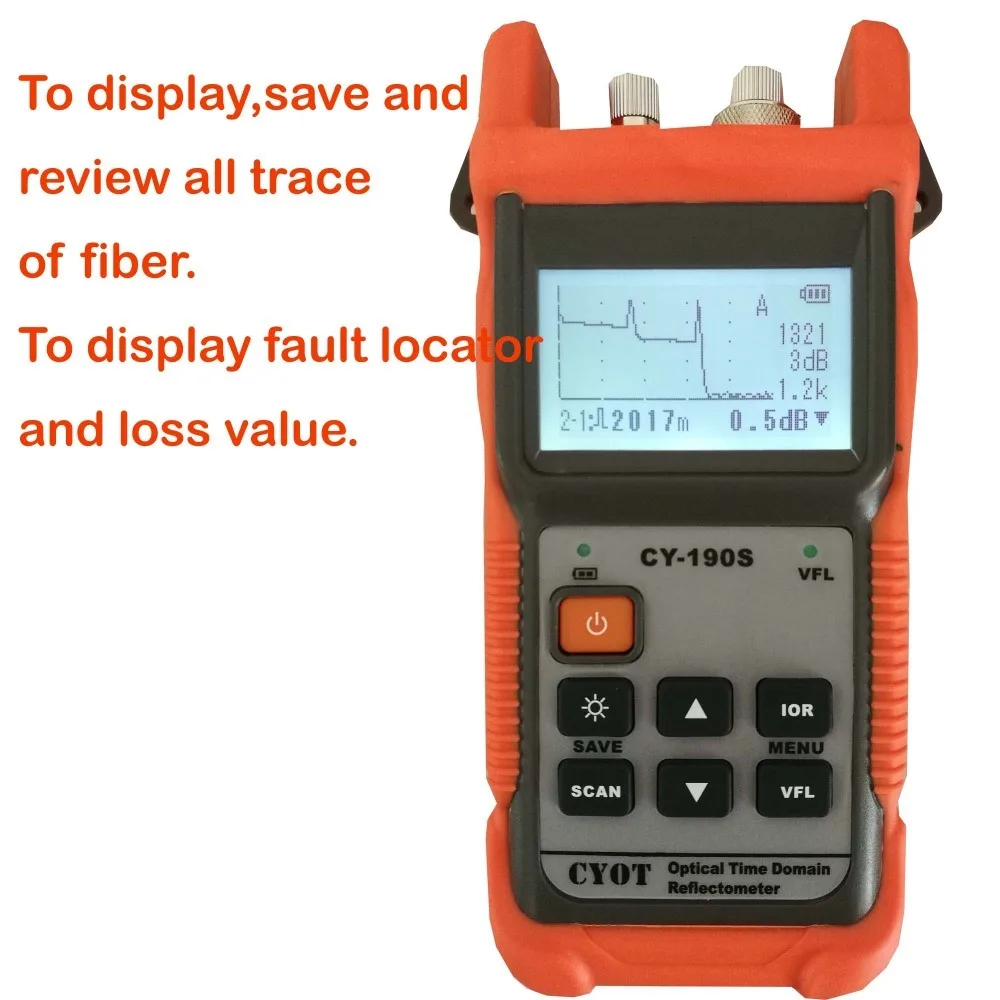 

Optical Fiber Ranger CY-190S Visual Fault Locator