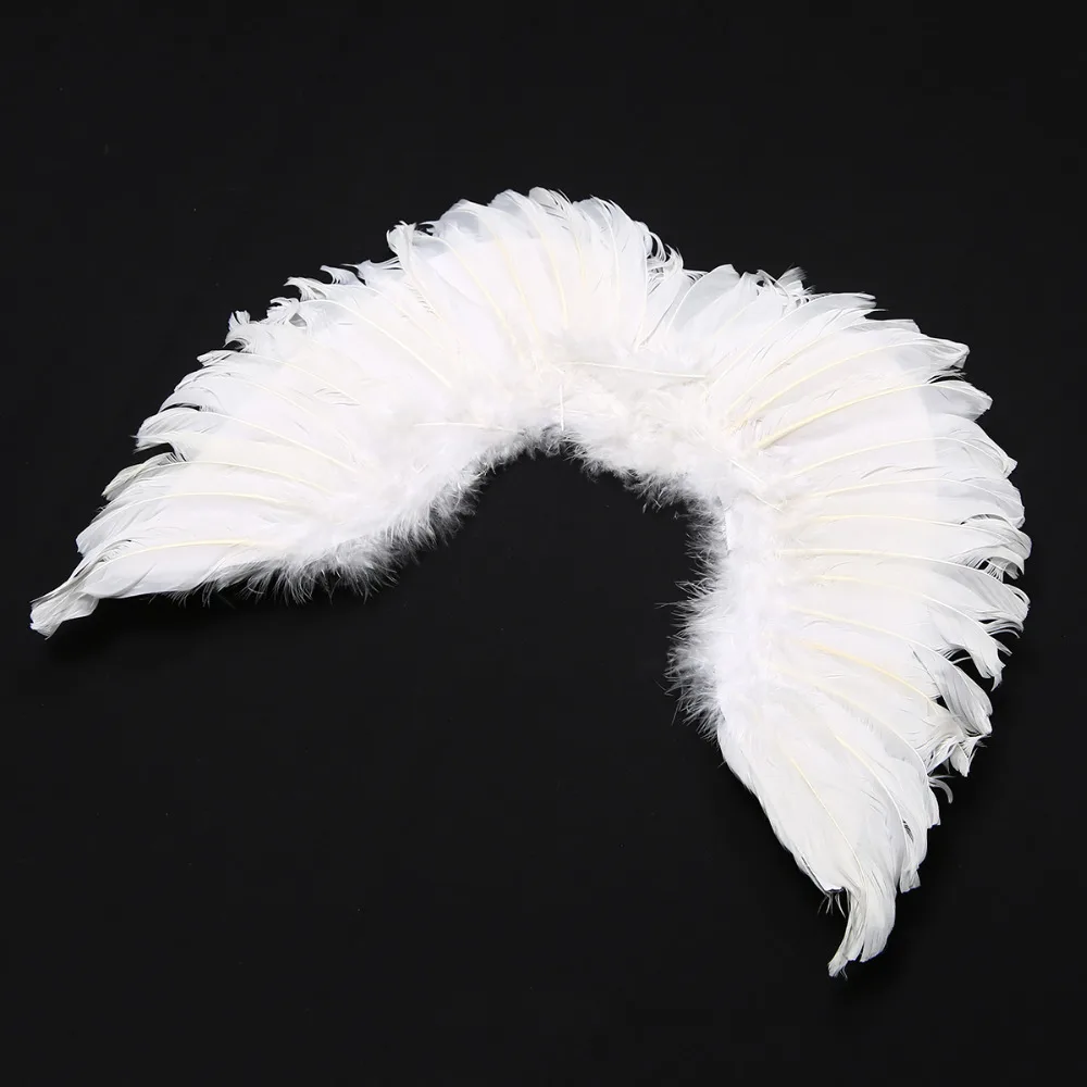 Красивый очаровательный сказочный костюм с крыльями ангела, маскарадный костюм для сцены, вечерние платья с белыми перьями для свадьбы