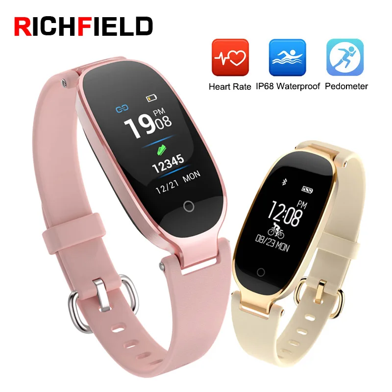 

Smart Watch Women Sport Smart Band Bluetooth Waterproof Heart Rate Sleep Monitor Fitness Tracker Smart Bracelet For Android IOS