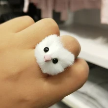 Милый пушистый мех женская подвеска из искусственного