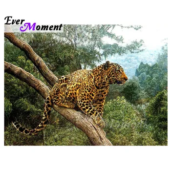 

Ever Moment Diamond Painting Leopard On Tree Handmade Full Square Drill 5D DIY Picture Of Rhinestone Diamond Embroidery 3F755
