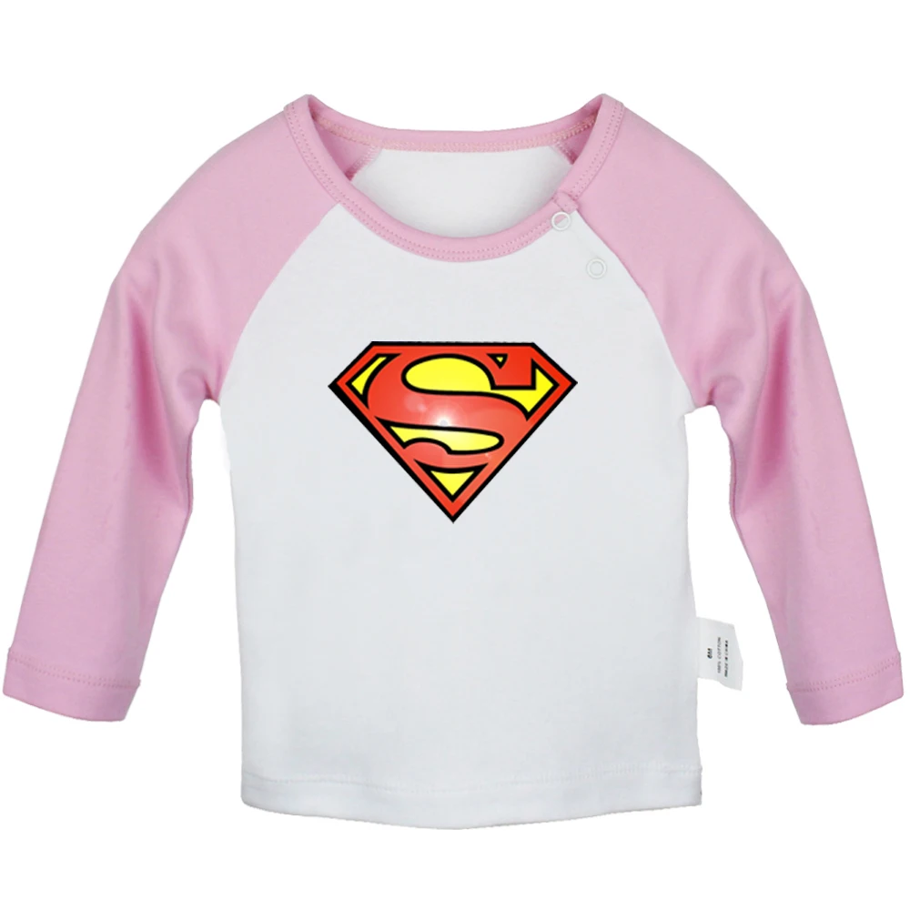 YbBabyYCP037C DC Comics Супермен I WOKE UP LIKE THIS мультфильм Покемон розовый любовь серый новорожденных Футболки Дети Графический длинный рукав футболки - Цвет: YbBabyYCP037C