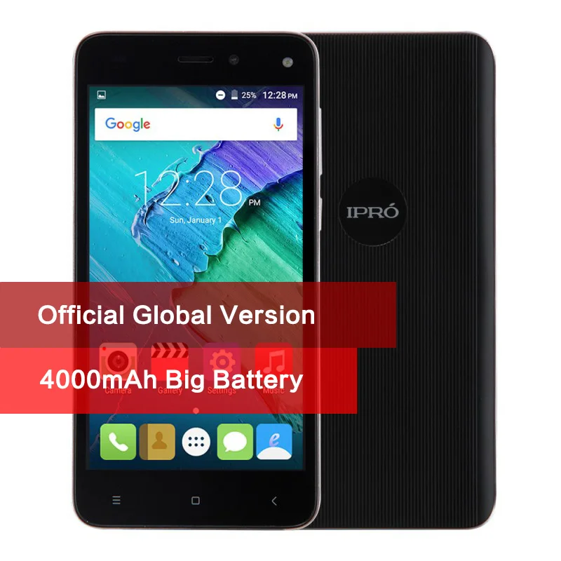 IPRO More 5 0 Unlocked Mobile Phone 5 0 inch Touch Smartphone Android 5 1 Quad
