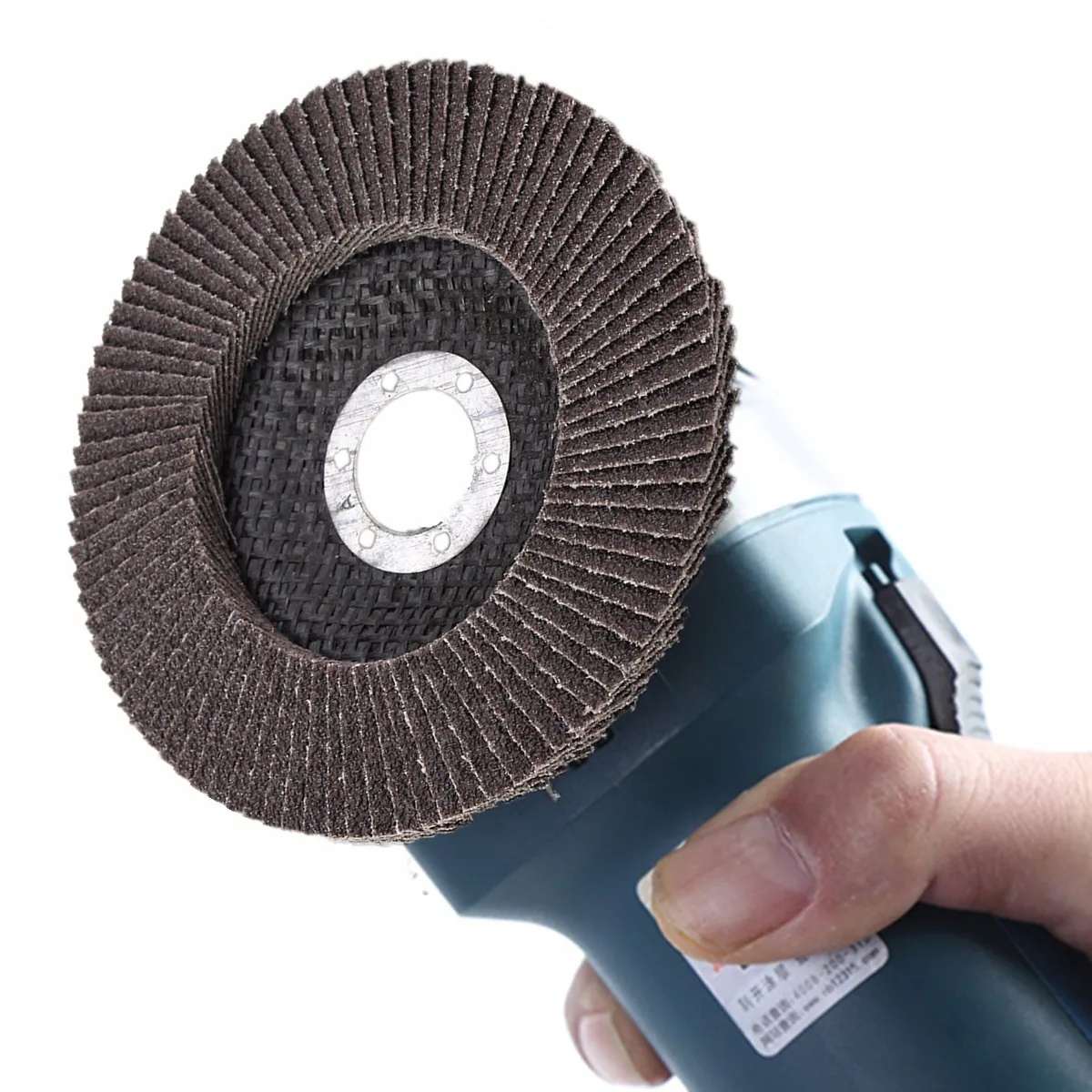 10Pcs 5" 125mm 40 60 80 120 Grit Angle Grinder Flap Sanding Disc Grinding Wheels Silicon Carbide Polishing Grinding Copper