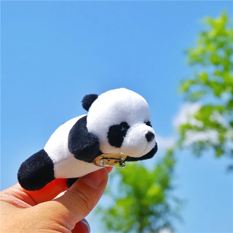 1Pcs Super Cute Panda bear brooch Panda pins Animal brooches Soft Plush Toy Accessories Love Panda Jewelry Kawaii gifts for girl