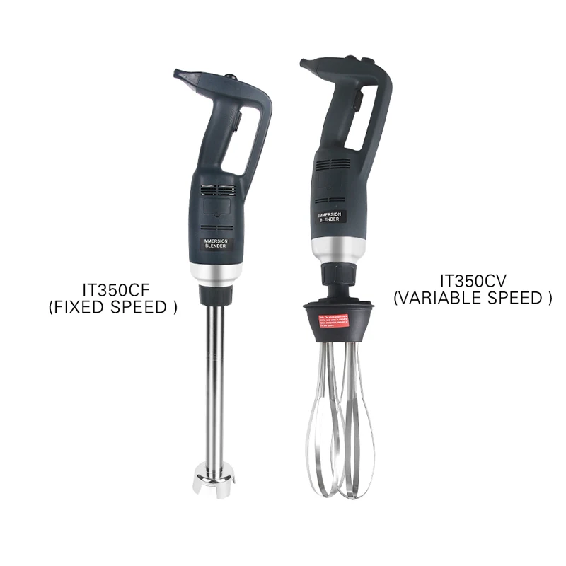 ITOP Commercial Handheld Blender  Kitchen Aid Immersion Blender Mixer Electric Mount Rack Hand Mixer Juicer Food Processor 350W