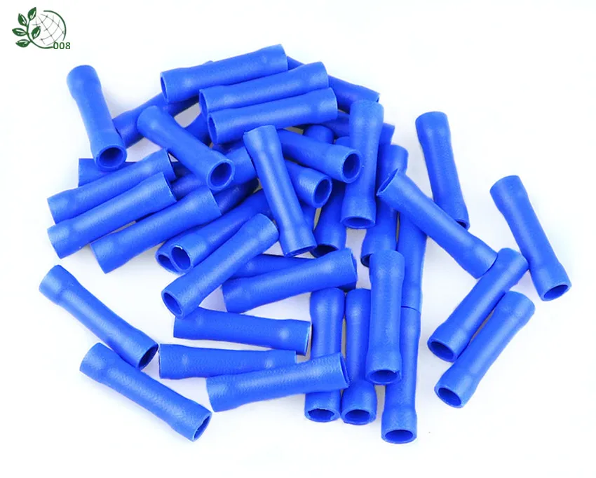 

BV2 BV2.5 Full Insulating Wire Connector cable Wire Splice Terminals Joiner Crimp Electrical Fully Insulation BV2 BV 100 PCS
