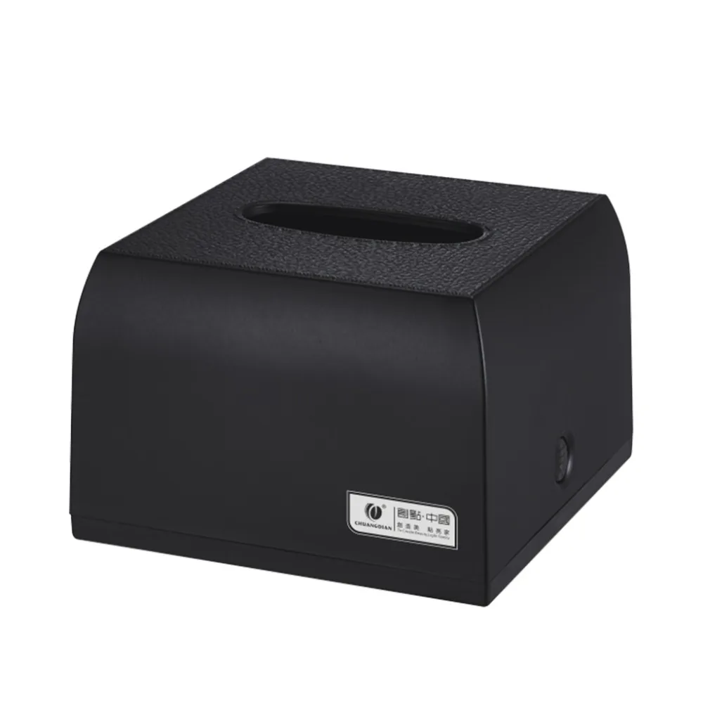 

Toilet Paper Leather Texture Square Facial Napkin Cover Organizer Office Car Household Toilet Paper Holder Container Tissue Box