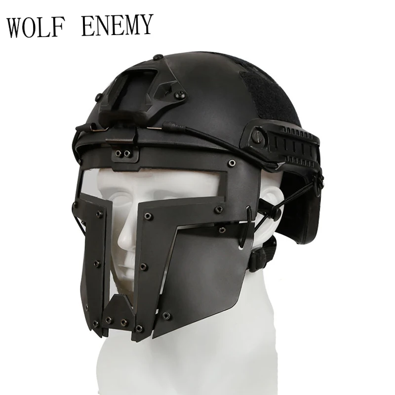 

Tactical Mask Airsoft Military Mask Hunting Games Face Mask Protective Paintball CS Fast Helmet Mask Tactical Equipment