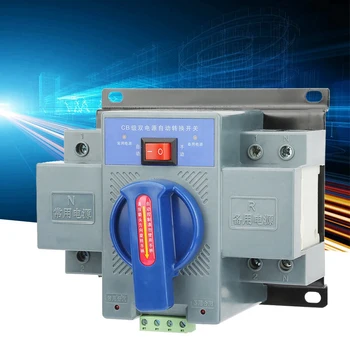 

Mini 2P Automatic Transfer Switch 63A 2P Dual Power Automatic Transfer Switch