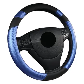

Micro Fiber Leather Standard Car Steering Wheel Cover 14-15" Braid on the Steering-wheel Funda Volante Auto Car Styling
