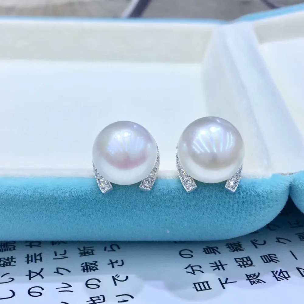 

Spring Jewelry 925 Silver Earrings Findings Component Jewelry Parts Beautiful Fittings for Pearls Coral Jade Agate Beads Stones