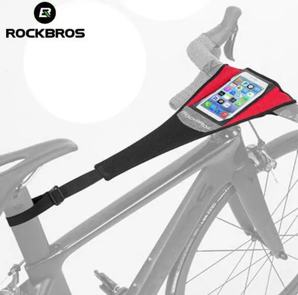 ROCKBROS Bicycle Sweatbands Elastic Mesh With Phone Pockets Indoor Trainer Sweat Net MTB Bike Sweatbands Cycling Accessories ROCKBROS Bicycle Sweatbands Elastic Mesh With Phone Pockets Indoor Trainer Sweat Net MTB Bike Sweatbands Cycling Accessories