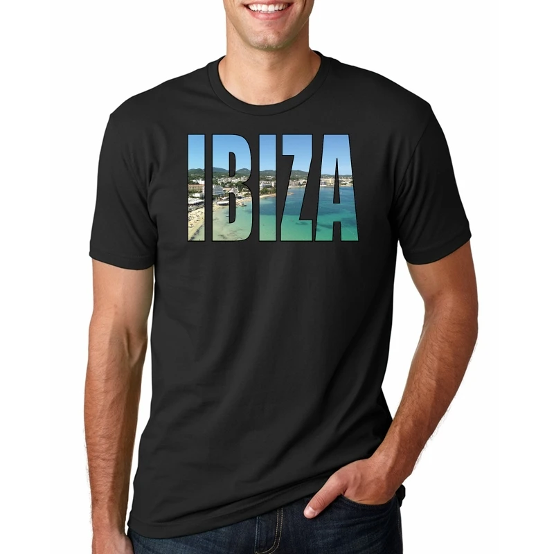 

GILDAN DIY Style style t shirts Design Basic Top Ibiza Sun And Sea T Shirt - 8ball Originals Tees