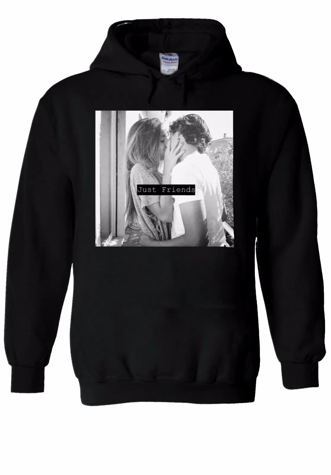 Just Friends Kiss Kissing Lips Толстовка Джемпер для мужчин женщин унисекс 1530 | Мужская одежда