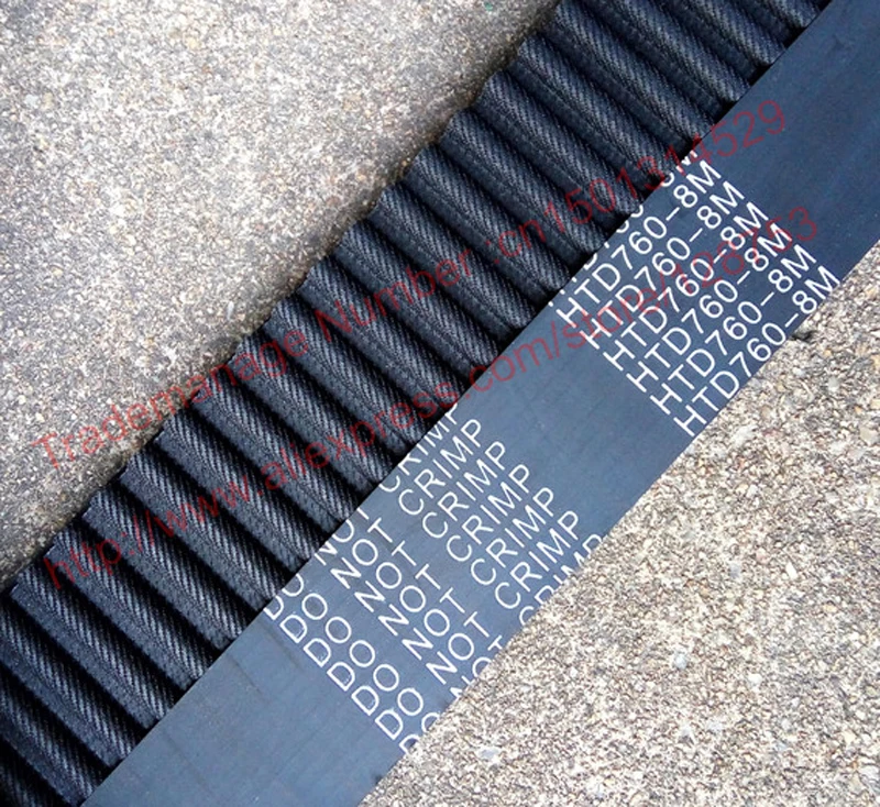 Correia Dentada Comprimento 760 mm Largura 30 mm Pitch mm Neoprene Correias Dentadas de Borracha Htd m 760 30 Std S8m pc 760-htd8m30