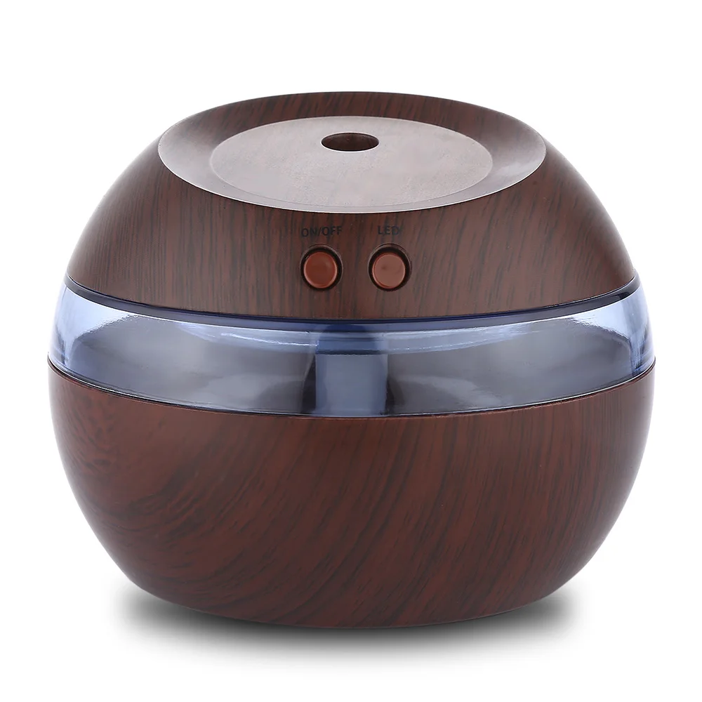 

290ml USB Essential Oil Diffuser Ultrasonic Humidifier with Blue LED Light Water Auto Shut Off Air Purifier Mist Maker