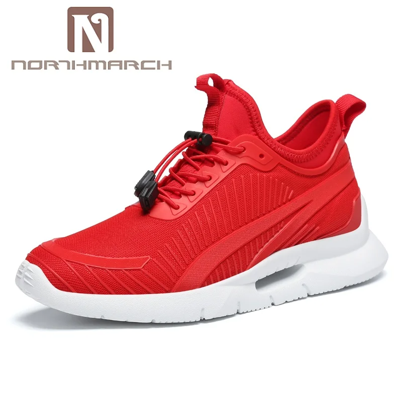 

NORTHMARCH Hot Sale Men Summer Shoes Breathable Male Casual Shoes Fashion Lightweight Elastic Band Man Sneakers Chaussure Homme