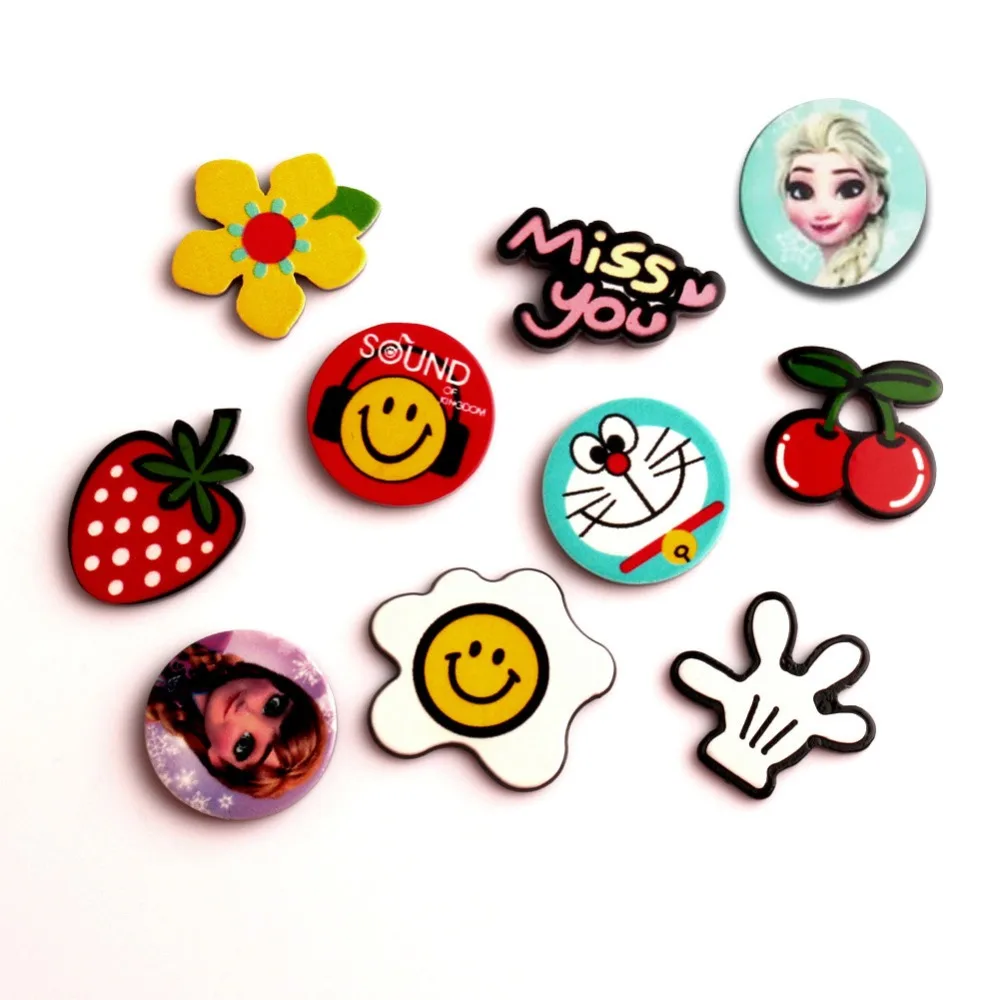 

20Pcs Mixed Acrylic Cartoon Kawaii Cabochon Flatback Decoration Crafts Embellishments For Scrapbooking Diy Accessories