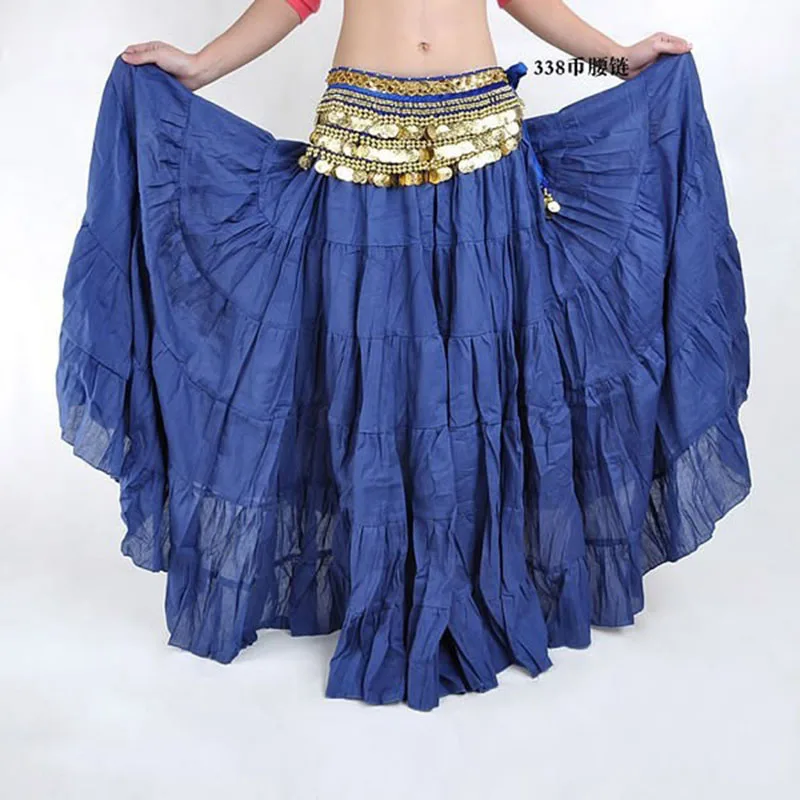 

2018 Hot Fashion Tribal Bohemia Long Skirt Swing Gypsy Skirts Women Belly Dance Ballroom Costume Full Circle Dress