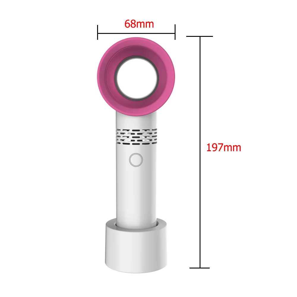 Мини USB Ручной безлопастной вентилятор портативный кондиционер охладитель