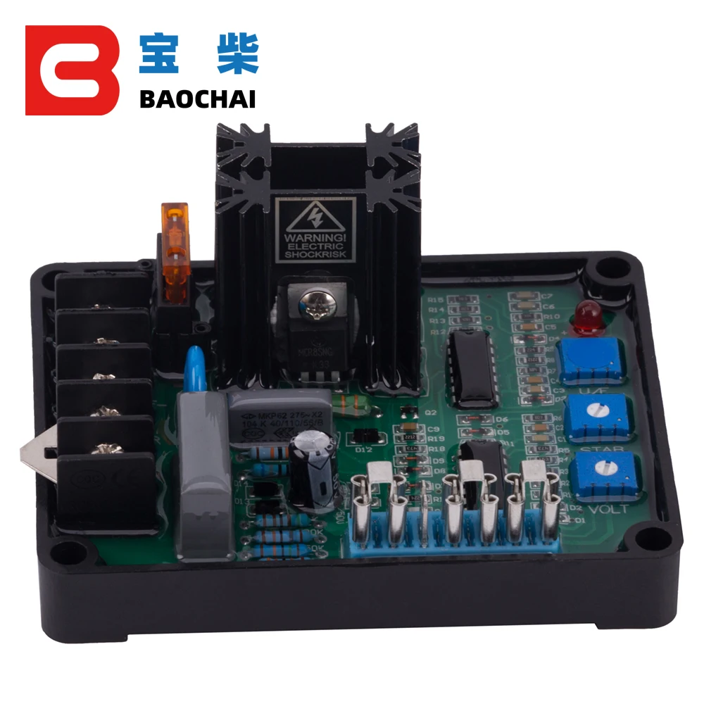 Универсальный генератор AVR 15A без щетки, переменного тока трехфазный автоматический регулятор напряжения avr gavr-15a электронные компоненты