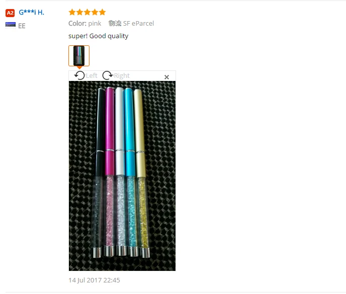 1 шт., модные женские кисти для дизайна ногтей, УФ-гель, кристалл, акриловая ручка для рисования, Маникюрный Инструмент, 5 цветов