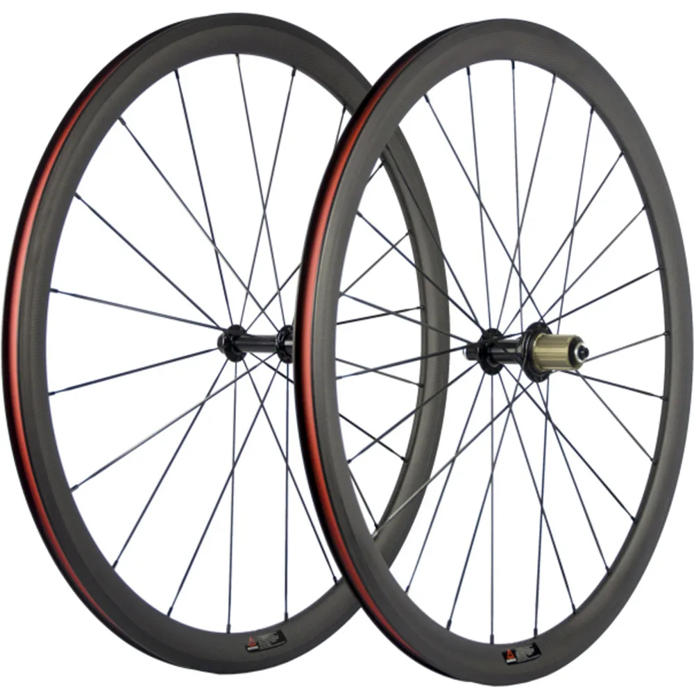 700C Carbon Wheels Customized logo 38mm 50mm 60mm 88mm Carbon Bicycle Wheels Clincher Road Bike Carbon Wheelset