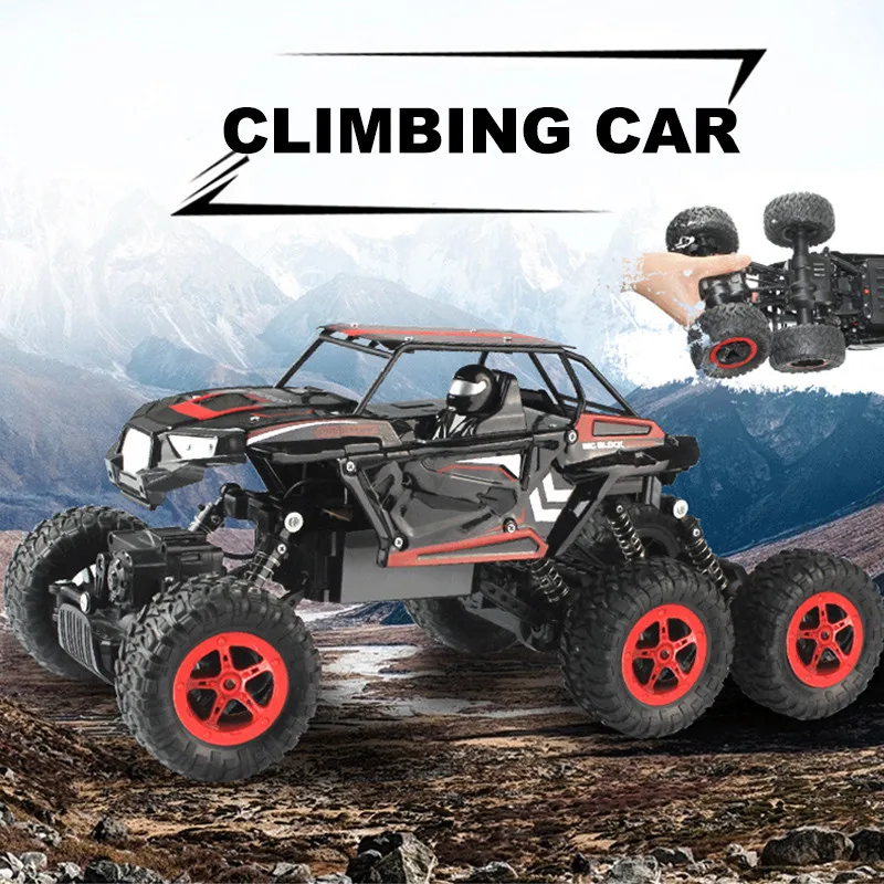 D819 1/14 2 4 ГГц RC Rock Crawler Car 6 колесный привод высокая скорость гоночный автомобиль