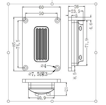 Sounderlink 2 шт./лот 94 дБ 15 30 Вт мощный Hi Fi динамик с защитой ленточный твитер для diy