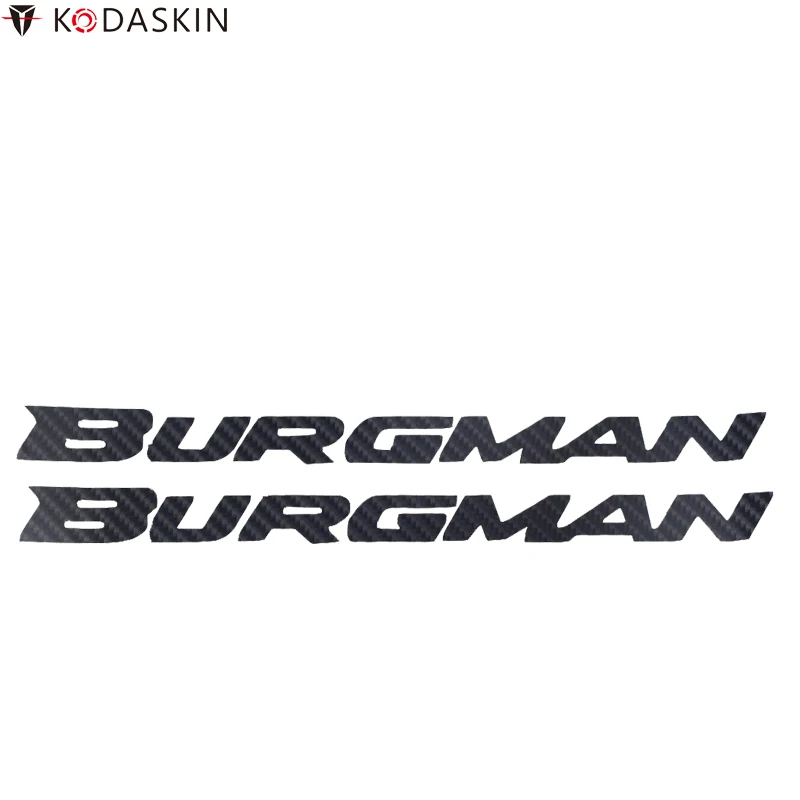 Логотипы пленки KODASKIN найклейки на мотоцикл стикеры черный карбон для Suzuki BURGMAN 125