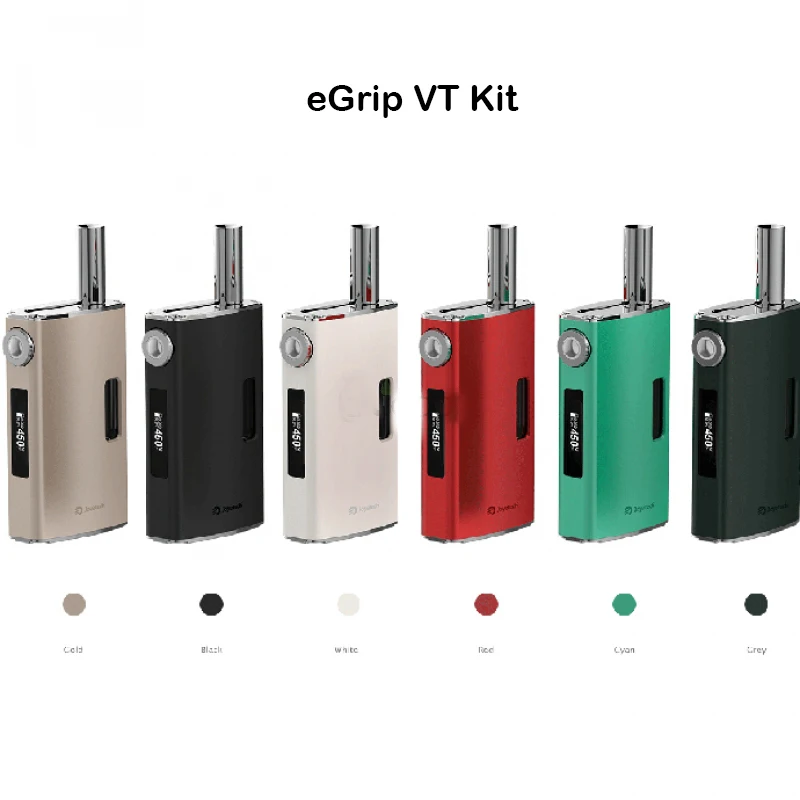 

Original Joyetech eGrip VT/eGrip OLED CL Starter Kit 30W Box Mod Vape with 1500mah Battery 3.6ml Atomizer E Cigarette Vaporizer