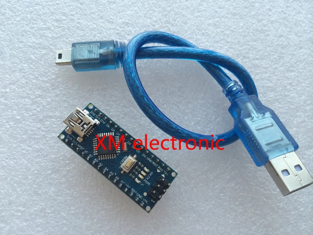 

Nano 3.0 controller compatible nano CH340 USB driver with CABLE NANO V3.0 For Arduino