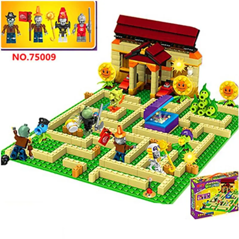 Legoingly Plants Vs Zombies Can Shoot Struck Game Action Toys Figures Building Blocks Bricks Compatible Legoingly Gifts