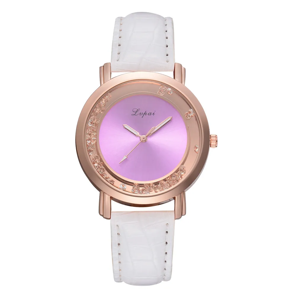 P669 LVPAI Purple Mirror Fashion Casual Quartz Leather Band Analog Wrist Watch P669 LVPAI Purple Mirror Fashion Casual Quartz Leather Band Analog Wrist Watch