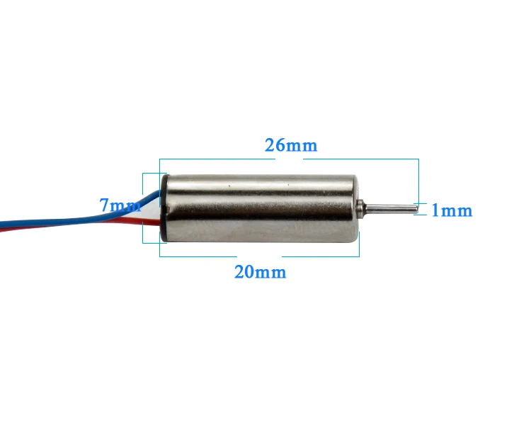 AIYIMA 10 шт. 720 Бессердечный двигатель DC3.7V 46000 об/мин 20 мм NdFeB магнитный Квадрокоптер двигатель для вертолета самолета Роботизированный