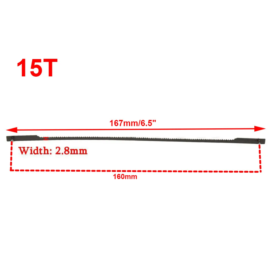 12 шт. 6," 168 мм приколотый лезвия лобзиковой пилы 15T деревообрабатывающий Мощность инструменты аксессуары