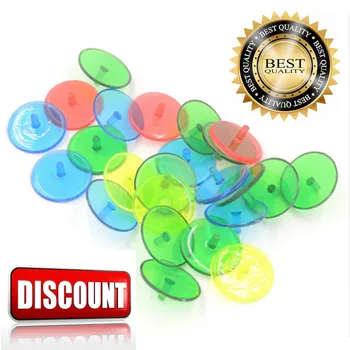 

Golf Ball Mark Plastic 24mm Position Training Aid 100 Pcs/Set Outdoor Transparent Golf Markers Golf Ball Mark Base Plastic