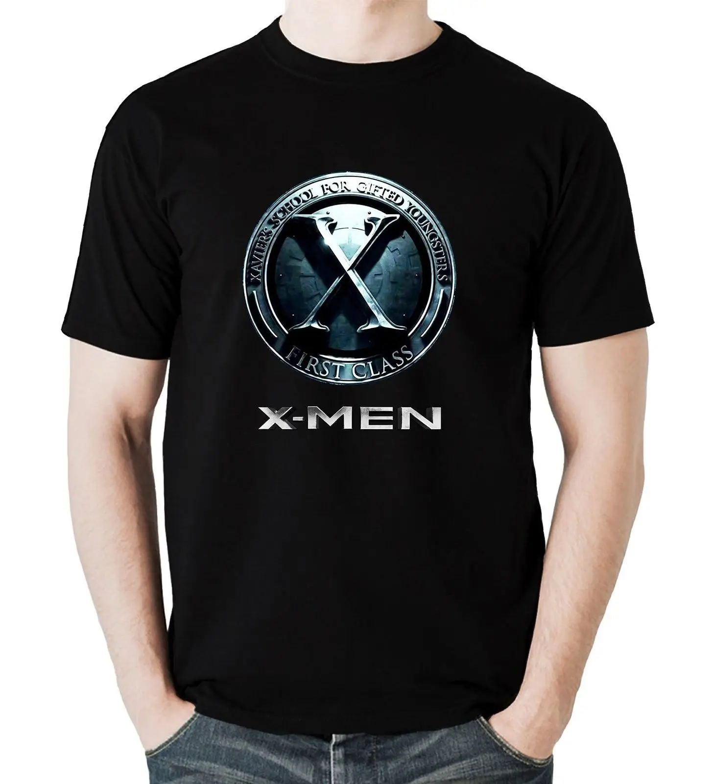 X-men Футболка Xavier's School Super Heros хорошая Мужская футболка Размер S-3XL Топ тройник для