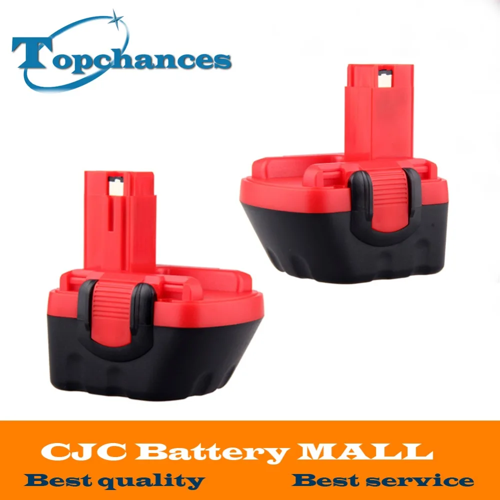 

2PCS High Power 12V Ni-CD 2.0Ah Rechargeable Replacement Power Tool for Bosch Battery BAT043 2 607 335 692 22612 Drill Batteries