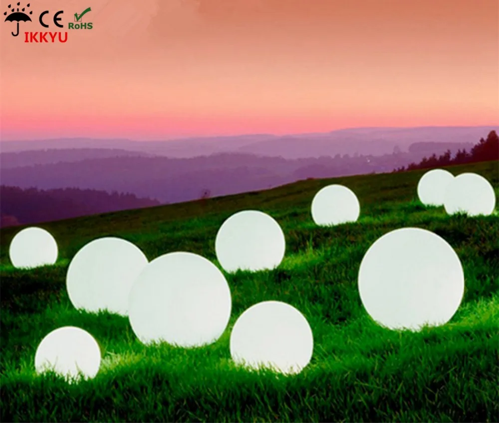 

90-265V LED light ball lamp landscape garden lights outdoor decorative lamp creative ground ball lamp 20CM free shipping