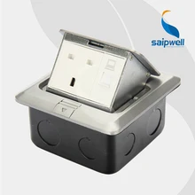 13a 220 В Роскошные Алюминий сплав этаж гнездо/brtitish Стиль разъем и сети Интерфейс multi-фикцию разъем(spd-2f/ac1-5