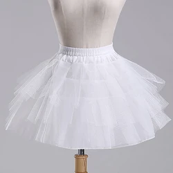 In Stock 2020 Girls 3 Layers Tulle Wedding Flower Girl Petticoat Slips Underskirt for Ballet Dance Free Shipping