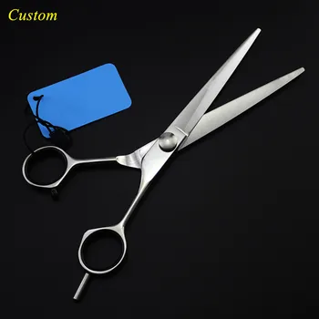 

Custom professional Japan 440c 7 inch pet dog grooming hair scissors dog shears pet cutting berber makas hairdressing scissors