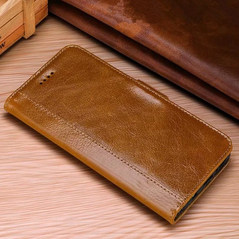 genuine leather flip case  (9)